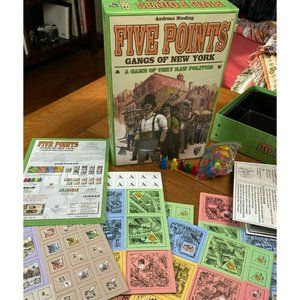 Mayfair FIVE POINTS GANGS OF NEW YORK Board Game : Ages 12+ : 3 - 5 Players